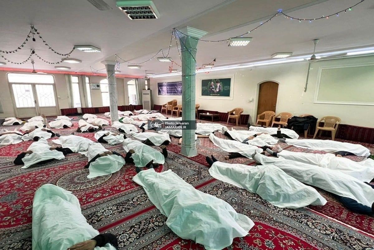 مدل جدید کفن پوشی در بروجرد