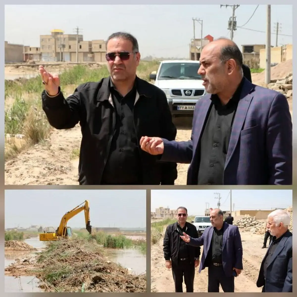 دستور فوری برای ترمیم و تقویت سیل‌ بندهای روستاهای بخش مرکزی شادگان