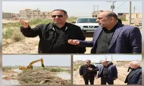 دستور فوری برای ترمیم و تقویت سیل‌ بندهای روستاهای بخش مرکزی شادگان