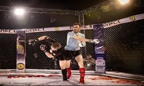 نخستین دوره قانونی و رسمی مسابقات مبارزه در قفس کشور/ عکس
