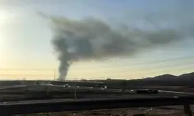 رئیس آتش‌نشانی پرند: دود سیاهی که در حوالی شهر پرند دیده شده حاصل از آتش سوزی نیزارهای اطراف رودخانه شور پرند است