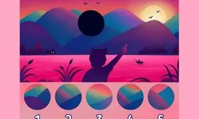 بازی فکری/ سعی کنید قطعه‌ای را که با تصویر مطابقت دارد را در 6 ثانیه شناسایی کنید