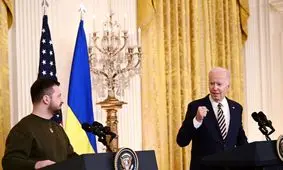 بایدن باز هم مردم اوکراین و ایران را قاطی کرد/ ویدئو