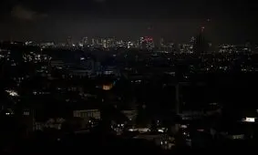 اربیل عراق در تاریکی فرو رفت

