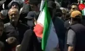 حضور متفاوت پزشکیان در مراسم چهلم امام شهید؛ با کلاه و سوار بر موتور/ ویدئو