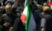 حضور متفاوت پزشکیان در مراسم چهلم امام شهید؛ با کلاه و سوار بر موتور/ ویدئو