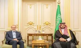 پیام وزیر دفاع عربستان پس از دیدار با لاریجانی