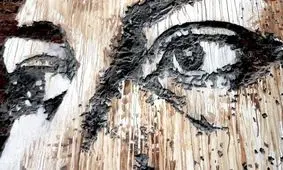 هنر خیابانی؛ شاهکارهای خلاقانۀ هنرمندی که با «تیشه و متّه و انفجار» نقاشی می‌کند 