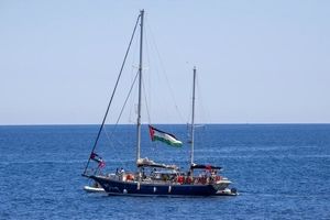 فعال حامی فلسطین: در فاصله ۱۶۰ مایلی از غزه هستیم
