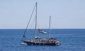 فعال حامی فلسطین: در فاصله ۱۶۰ مایلی از غزه هستیم
