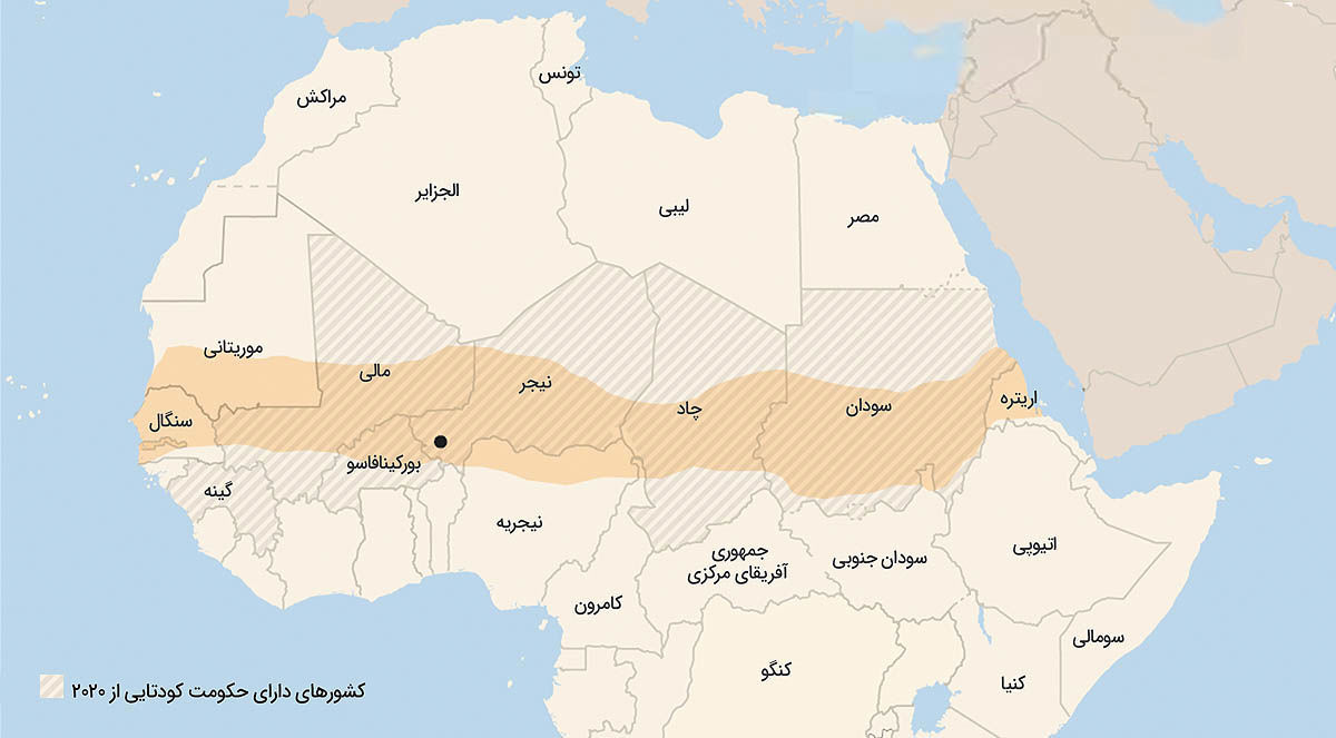 کمربند کودتا در قاره آفریقا/ طولانی‌ترین حکومت نظامی روی زمین کجاست؟