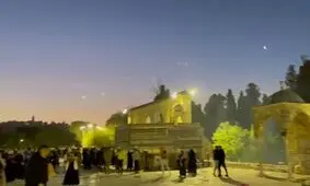 حمله صهیونیست‌ها به نمازگزاران در مسجد الاقصی/ ویدئو