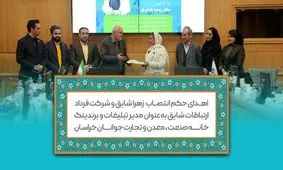انتصاب دکتر زهرا شایق به عنوان مدیر تبلیغات و برندینگ خانه صمت جوانان خراسان رضوی

