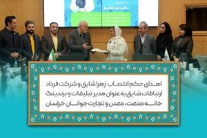 انتصاب دکتر زهرا شایق به عنوان مدیر تبلیغات و برندینگ خانه صمت جوانان خراسان رضوی

