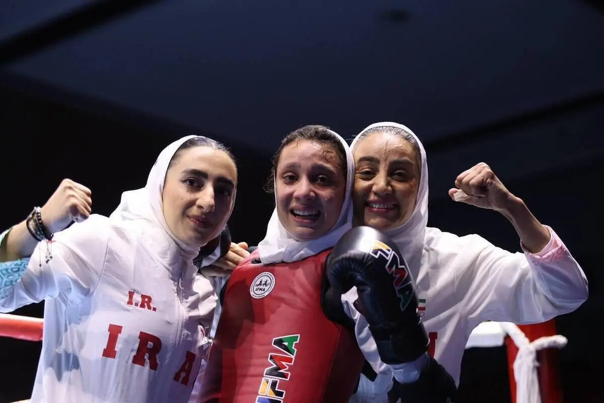 کولاک دختران دهه هشتادی ایران در بحرین/ طلاهای ایران را دختران کشور کسب کردند/ ویدئوی  قهرمانی روژان بهنامی درمسابقات موی تای