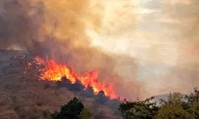 آتش سوزی ارتفاعات کوه سفید لنده پس از 3 روز مهار شد

