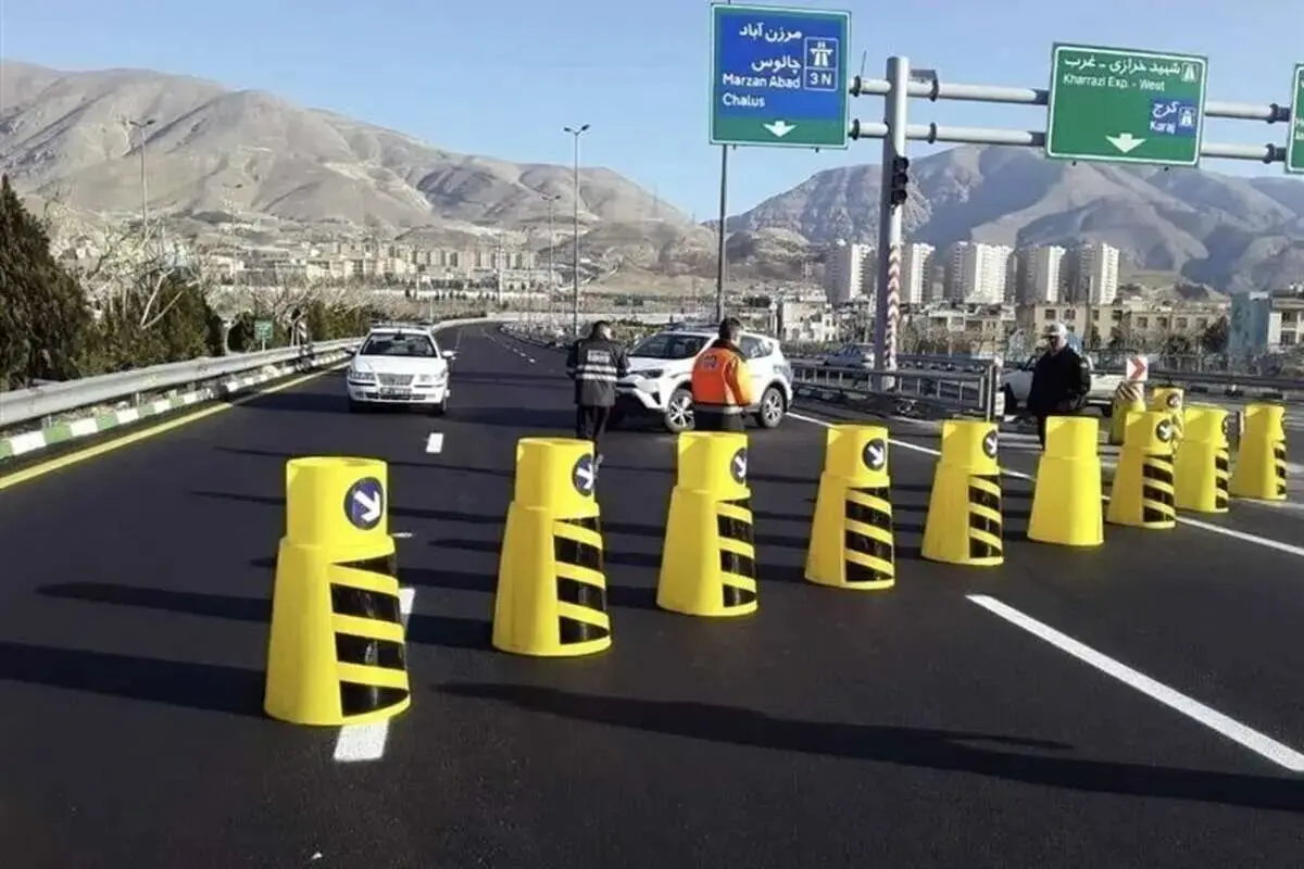 جاده چالوس بسته شد