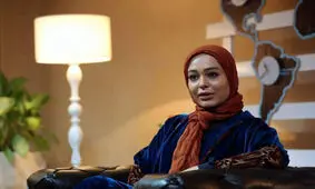 سفر در زمان؛ «ارغوان مشکات» در اتاق گریم سریال دلدادگان؛ سال 97 