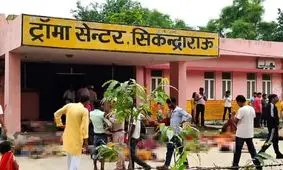 ریزش ساختمان یک مدرسه در هند/ ویدئو