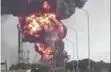 انفجار و حریق در تاسیسات نفتی ونزوئلا/ ویدئو