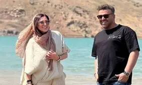  استایل خاص «لیلا بلوکات» و «بهرنگ علوی» در پشت صحنه یک نمایش/ عکس