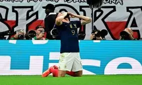 ژیرو بهترین گلزن تاریخ فرانسه شد