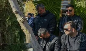 خاکسپاری مادر محمد حسین میثاقی/ تصاویر