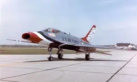 جنگنده F-100 Super Sabre اولین جت مافوق صوت جهان