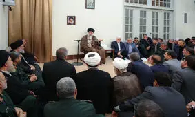 دیدار دست‌اندرکاران کنگره ملی شهدای استان کهگیلویه و بویر احمد با رهبر انقلاب

