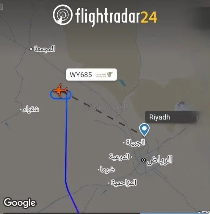 تعلیق پروازها در جده و ریاض