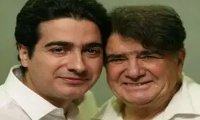 دیدار غم‌انگیز همایون شجریان بر مزار پدرش/ ویدئو