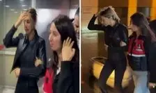 اولین عکس از بازداشت شیما سوباشی در فرودگاه