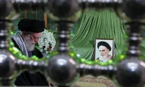 حضور رهبر انقلاب در مرقد بنیانگذار جمهوری اسلامی ایران/ تصاویر

