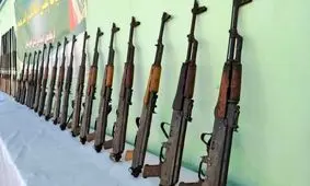 کشف ۲ قبضه سلاح و ۱۶ کیلوگرم انواع مواد مخدر در بومهن