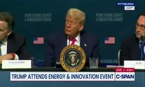 چرت زدن ترامپ در یک جلسه رسمی و مهم/ ویدئو