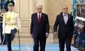 استقبال رسمی از رئیس جمهور در قزاقستان
