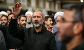 فرمانده نیروی هوافضای سپاه در مراسم عزاداری حسینیه امام خمینی(ره) | عکس