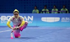 زهرا کیانی به مدال نقره ووشو رسید