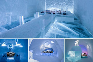 ﻿بزرگترین هتل یخی جهان در سوئد 