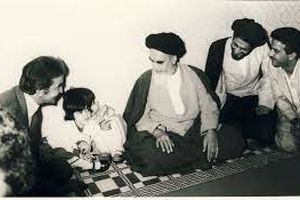 دیدار لاله و لادن با امام خمینی