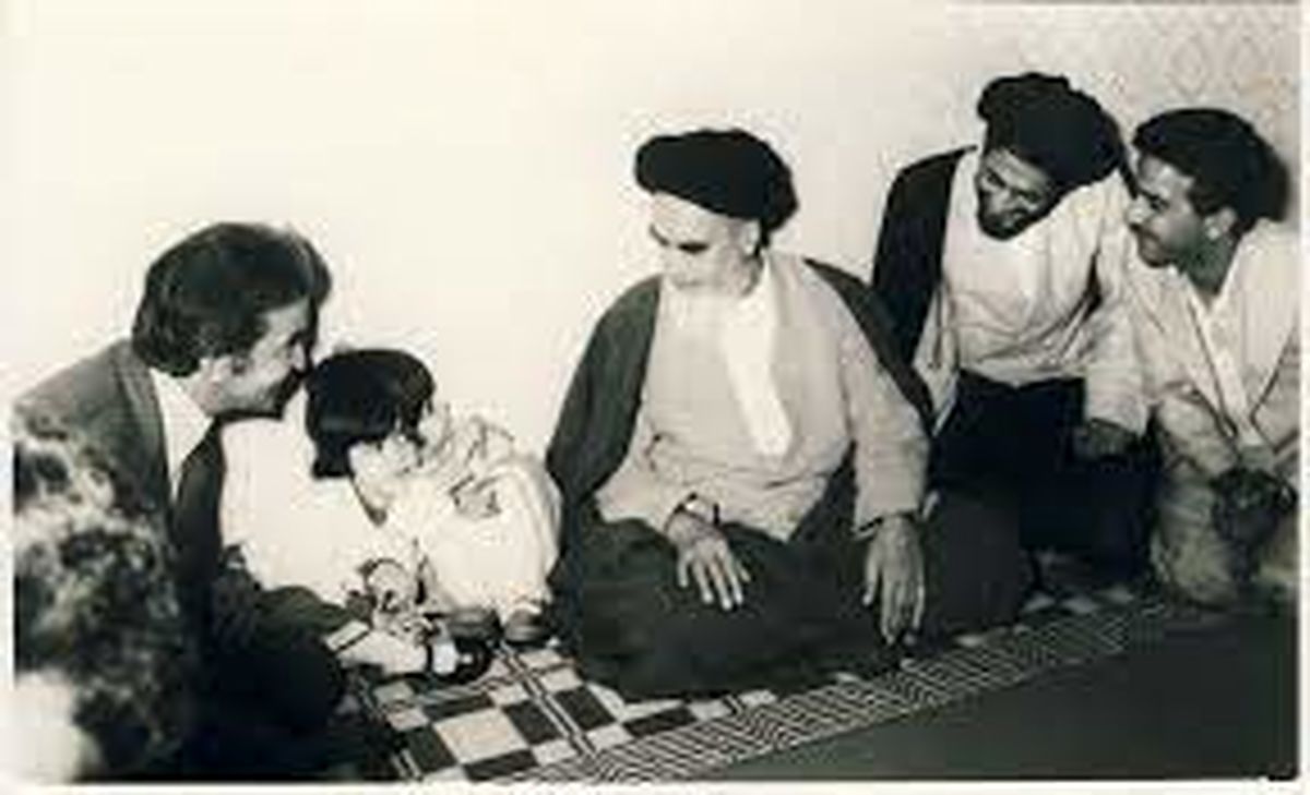 دیدار لاله و لادن با امام خمینی
