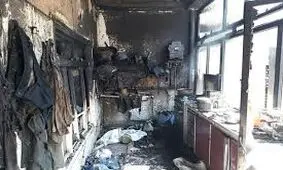  یک واحد مسکونی در خراسان شمالی طعمه حریق شد/ ویدئو