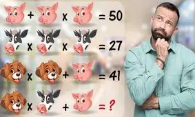 تست هوش: آیا به اندازه کافی باهوش هستید که ارزش حیوانات را در کمتر از 10 ثانیه بفهمید؟