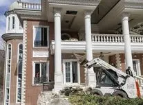 وضعیت ابر‌ویلای معروف جاده چالوس بعد از ‌تخریب/ ویدئو