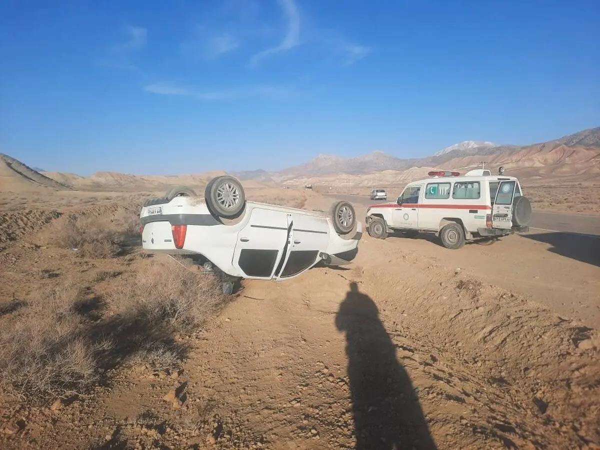 واژگونی مرگبار در محور شاهرود به آزادشهر