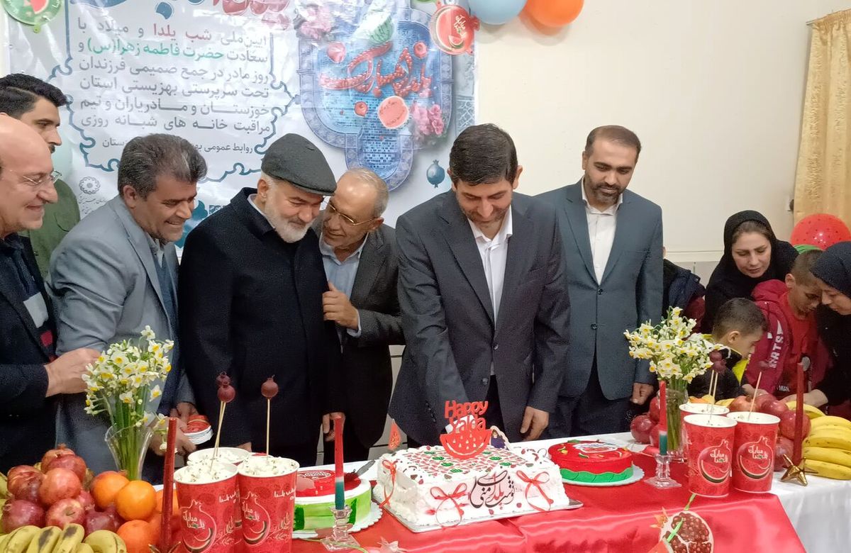 شب یلدایی استاندار خوزستان با کودکان فتحالمبین در اهواز/ ویدئو