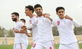 پیروزی پرگل تیم ملی امید مقابل نساجی