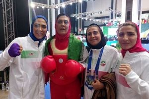 صعود صدیقه دریایی و خواهران منصوریان به فینال ووشوی قهرمانی جهان

