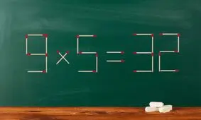 تست هوش/ فقط ۲ چوب کبریت را در ۸ ثانیه جابجا کنید تا جواب درست را پیدا کنید