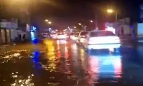 معابر زاهدان را آب برداشت/ ویدئو 